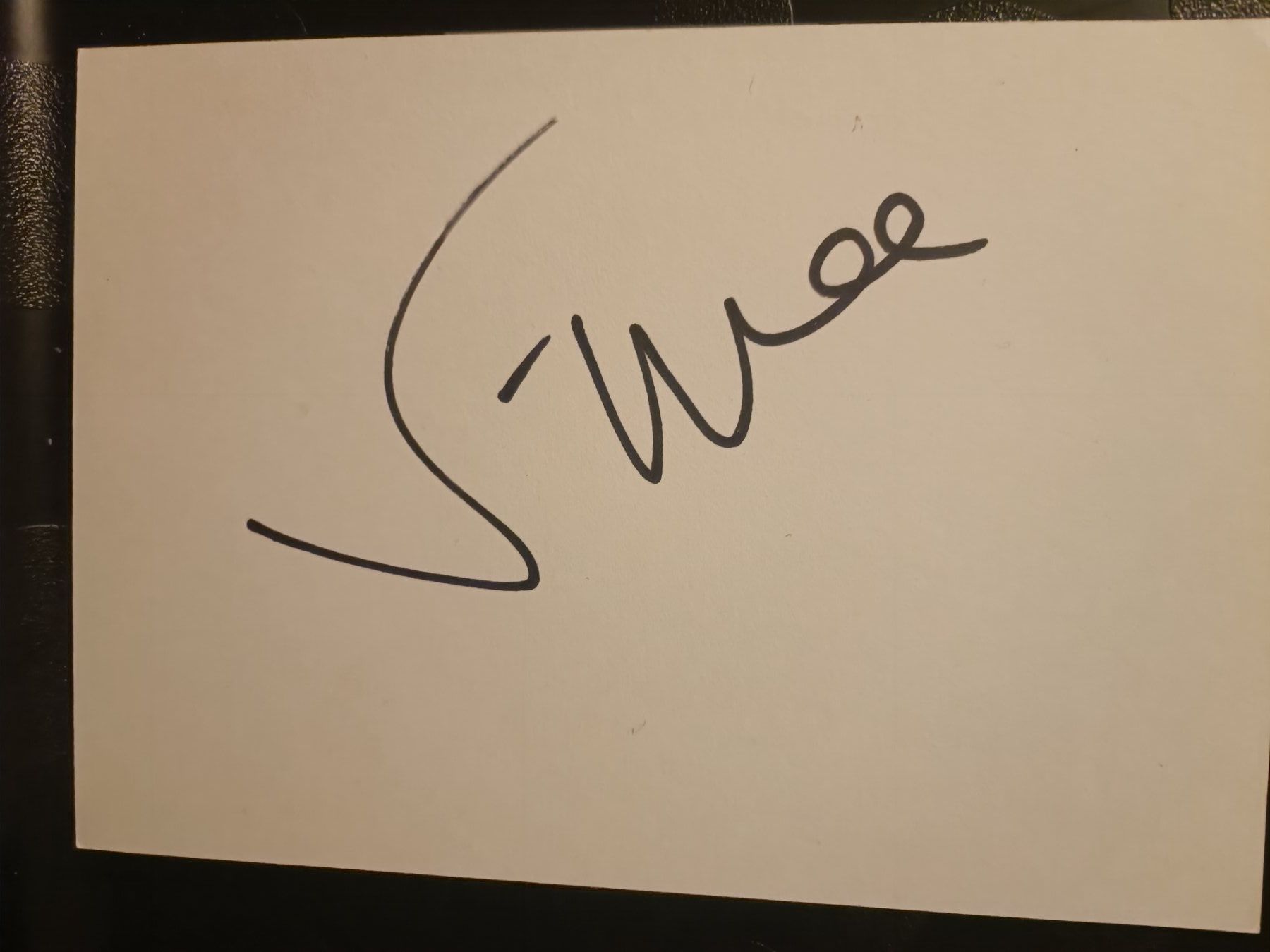 Autografi: Vanessa-Mae - Violistin - persönlich gesammelt – Usato da Menziken venduto da Artographs