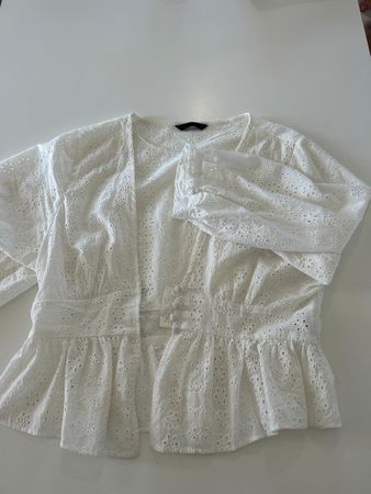 Top blanc estival