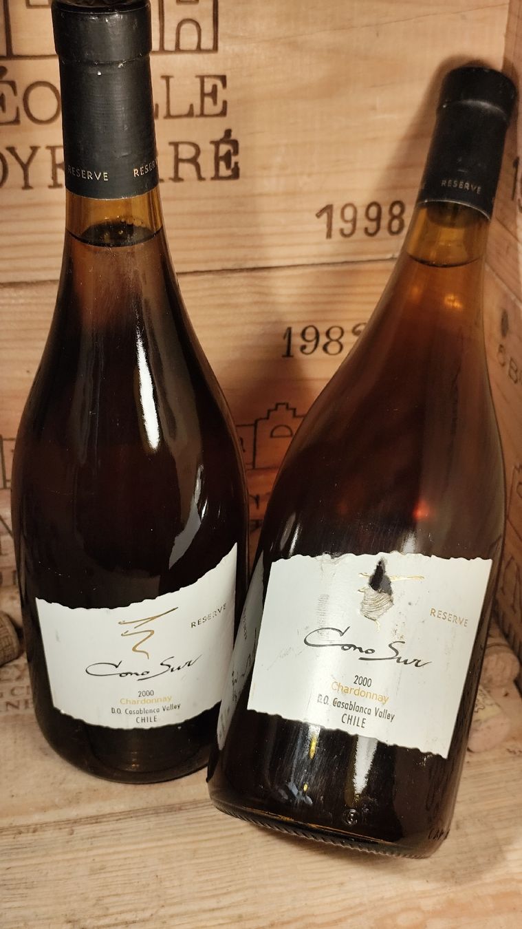 Vino: 2x 2000 Cono Sur Chardonnay Reserva – Nuovo (secondo la descrizione) da Büsserach venduto da Vintage-vins 3