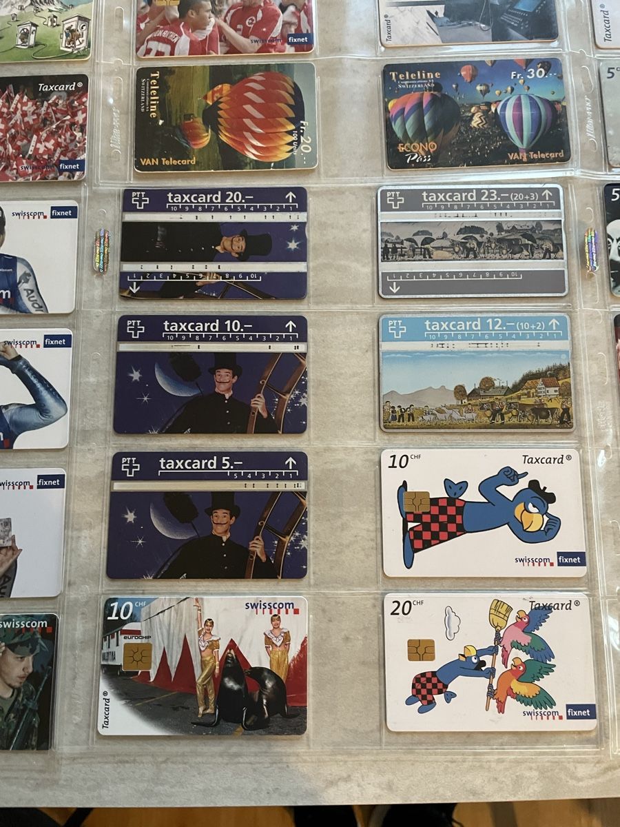Schede telefoniche: 72 Telefonkarten Taxcard – Usato da Flawil venduto da Naphtali 6