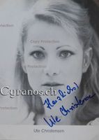 Ute Christensen (1955) Schauspielerin PAN TAU - Autogramm