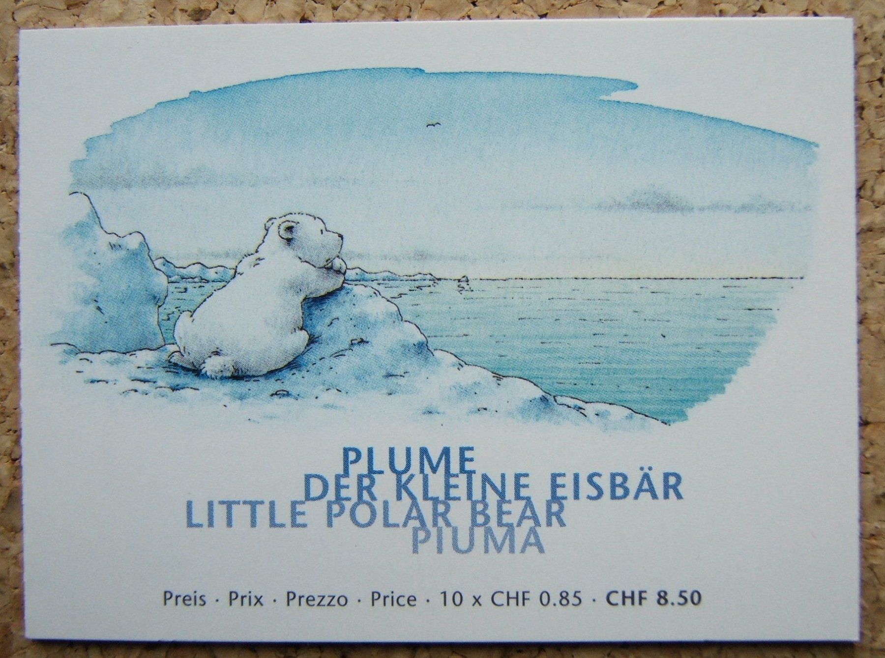 Tutti i francobolli: MARKENHEFTCHEN "DER KLEINE EISBÄR" MIT ET-STEMPEL 2008 – Usato da Brunnen venduto da Nonne04