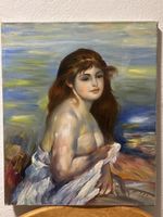 Renoir Stil Gemälde, signiert, Öl auf Leinwand, top!
