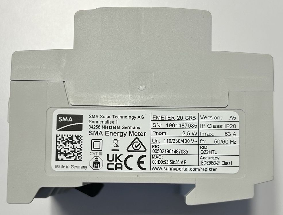 SMA Energy Meter EMETER-20 (Neu und originalverpackt) in Belp für CHF ...