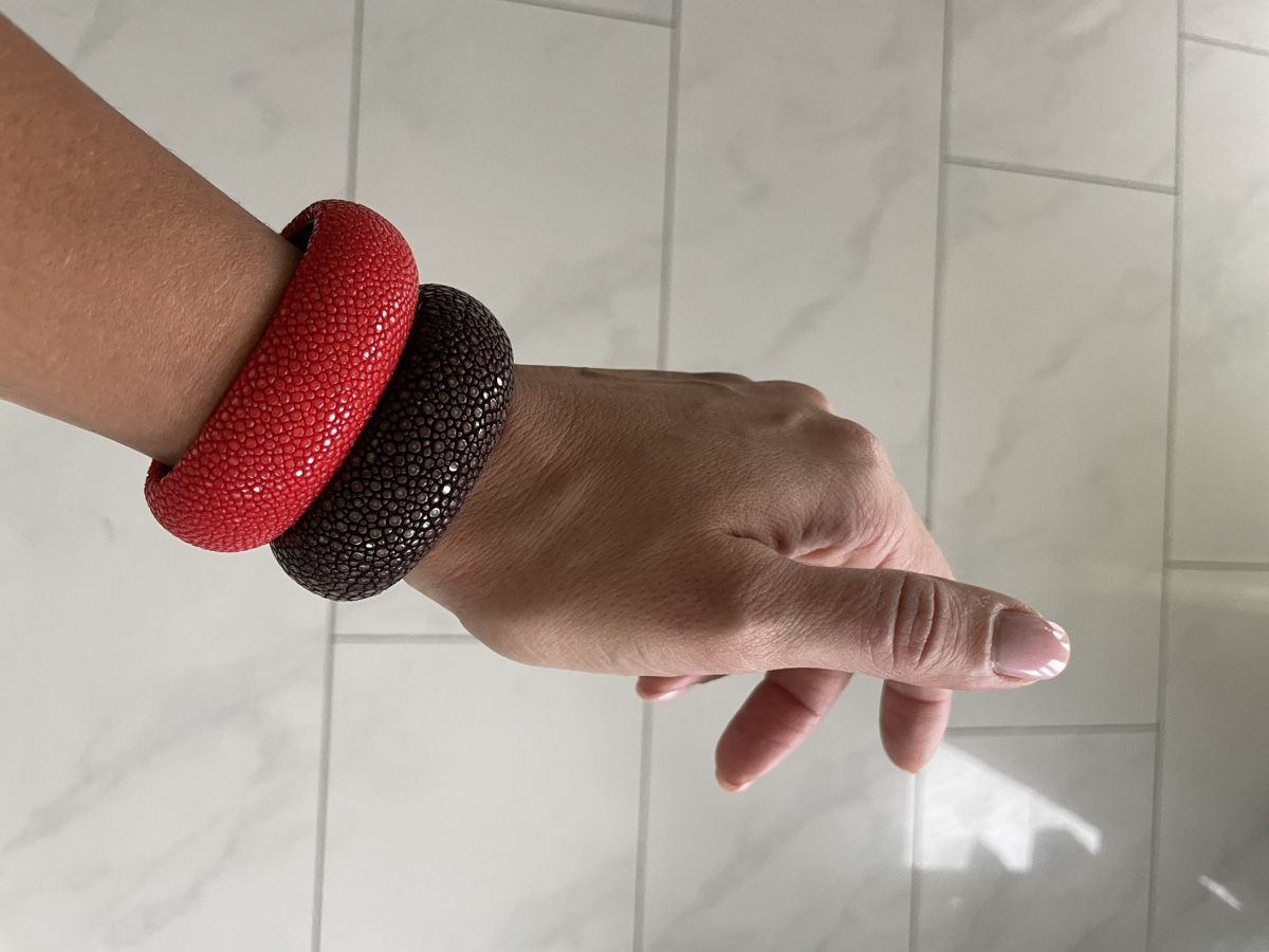 Armbänder & -reifen: 2cm Stingray Armband / Ledermanschette in div.Farben – Neu (gemäss Beschreibung) aus Au ZH von Daiga 2