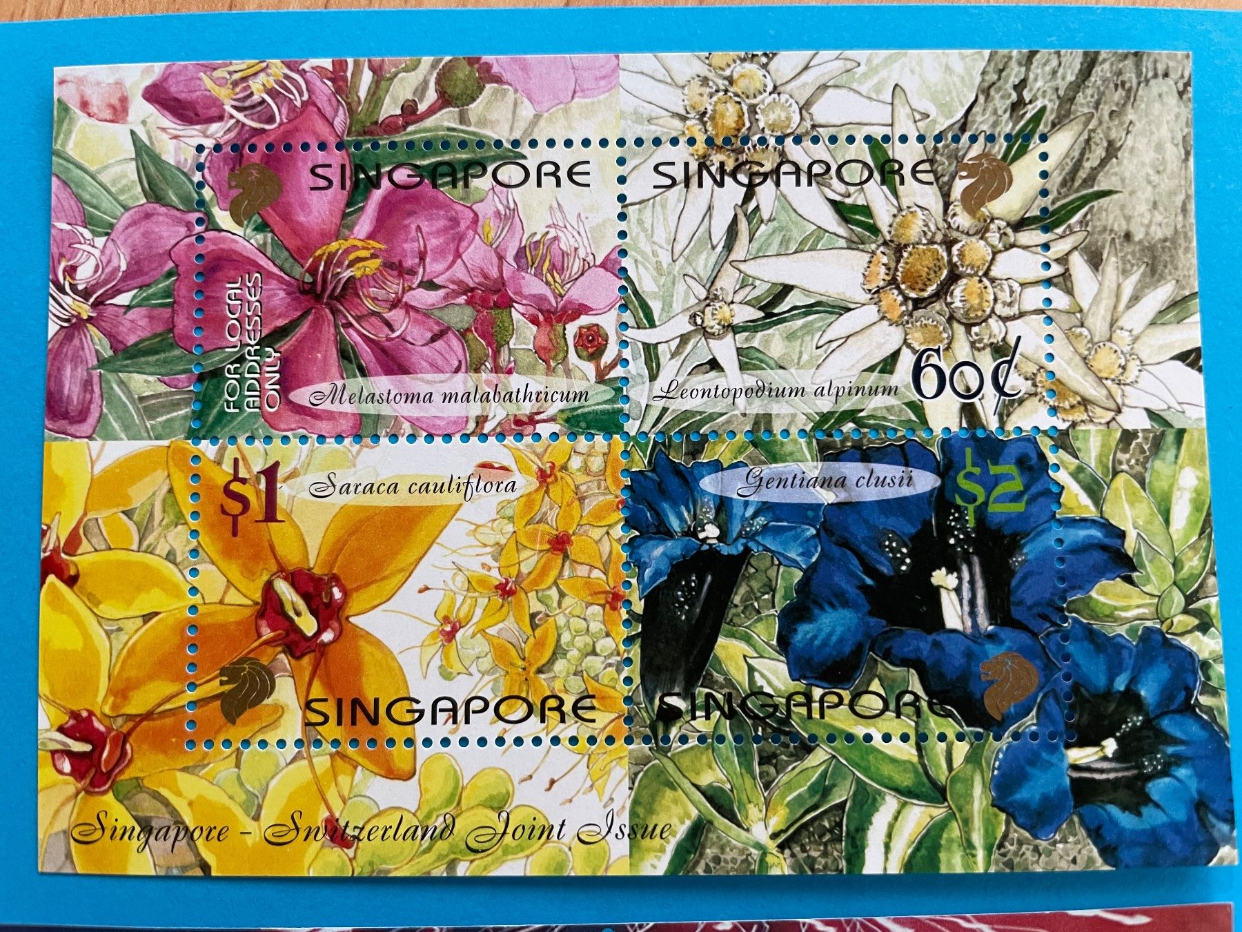 Alle Briefmarken: 3 blocs millénaire, Singapour**, CH – Gebraucht aus Sonceboz-Sombeval von Comment2 2