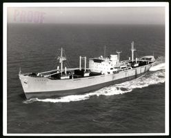 Fotografie Frachtschiff Espen in Fahrt, 
