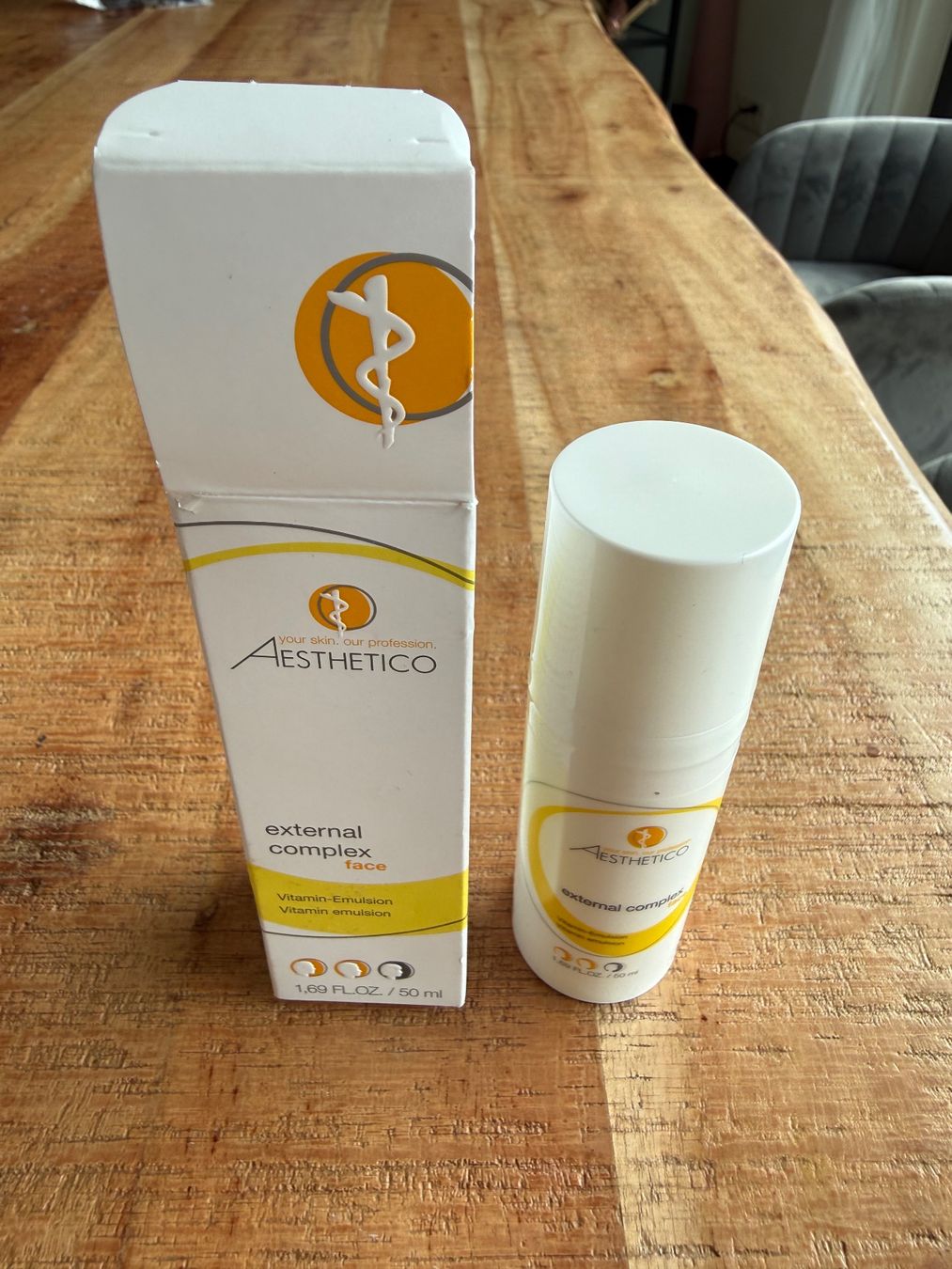 Gesichtspflege: Aesthetico External Complex Face, 50ml – Neu und originalverpackt aus Rain von Trusso