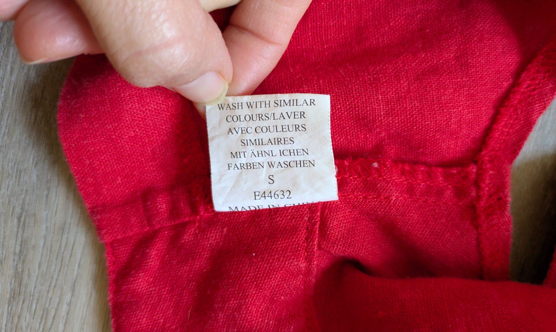 Bolero: Boléro rouge Lin Viscose S – Usato da Orsieres venduto da IndianaJones50a 4
