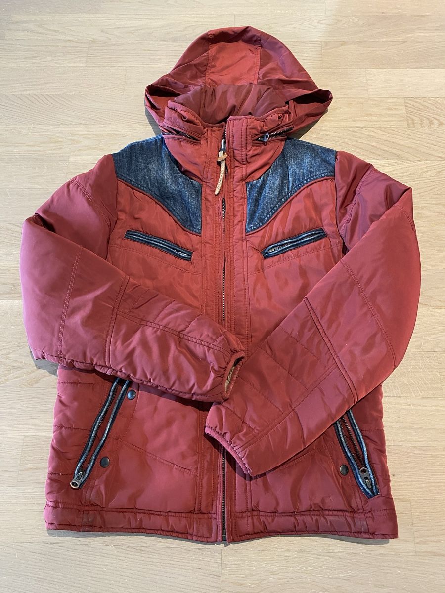 Diesel Giacche: Diesel-Co Jacke bordeaux/jeans Gr. S – Usato da Krauchthal venduto da Le_Sa 1