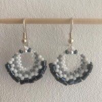 Ohrringe aus japanischen Rocailles