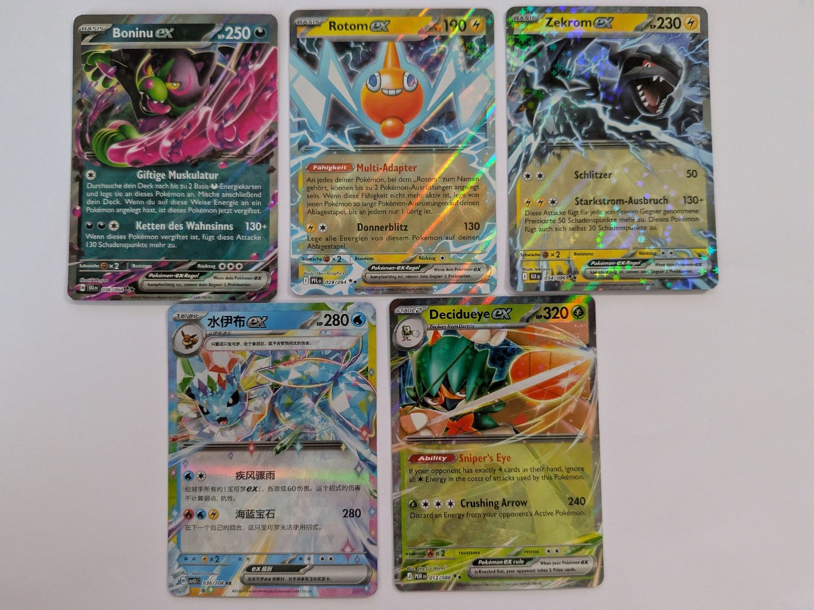 Pokémon Carte collezionabili: 5-teiliges Pokémon Karten-Set – Nuovo (secondo la descrizione) da Märstetten venduto da eri_9lt8