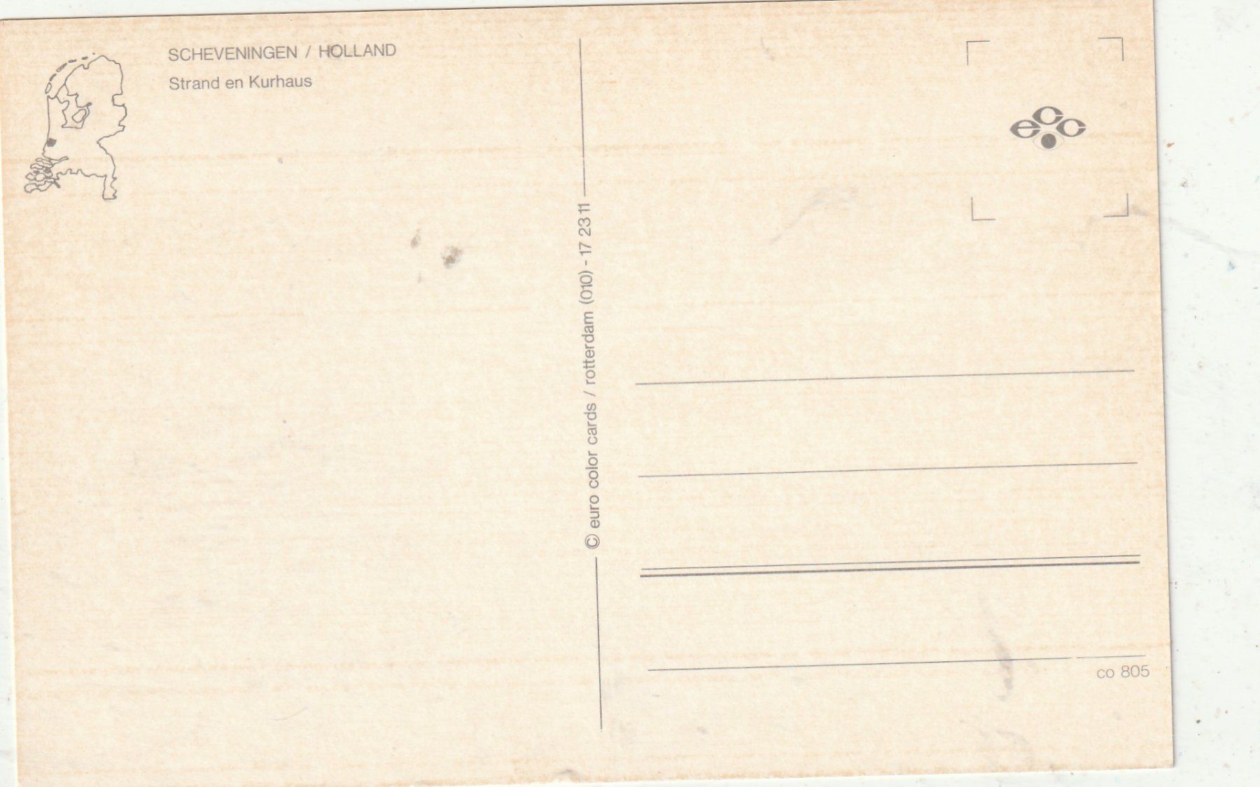 Cartoline postali: Scheveningen Holland – Usato da Lumbrein venduto da made02 1