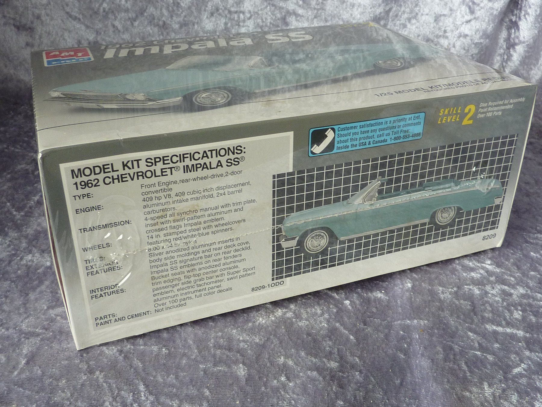 AMT/ERTL Modellini d'auto: Chevrolet Impala Convertible 1962  1:25 – Nuovo e nell'imballaggio originale da Dürrenäsch venduto da modellautos4you 1