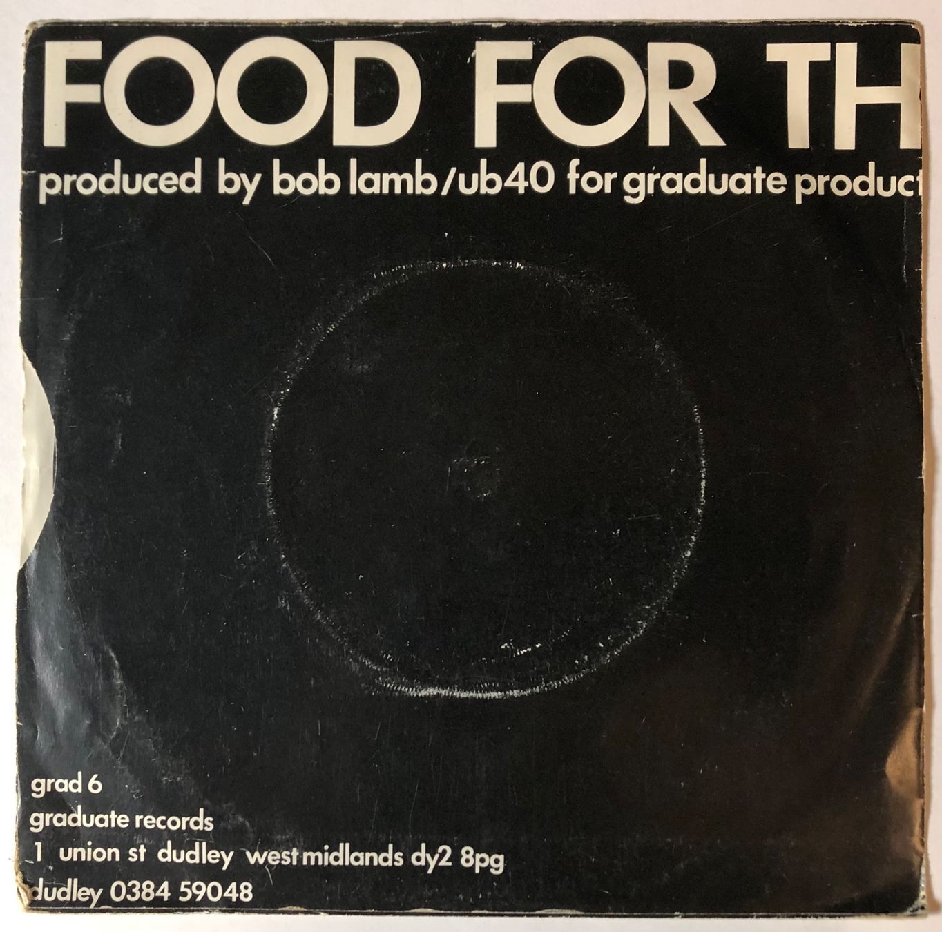 Dischi in vinile: U.B.40 - KING / FOOD FOR THOUGHT – Usato da Poliez-Pittet venduto da Newtown-Records 1