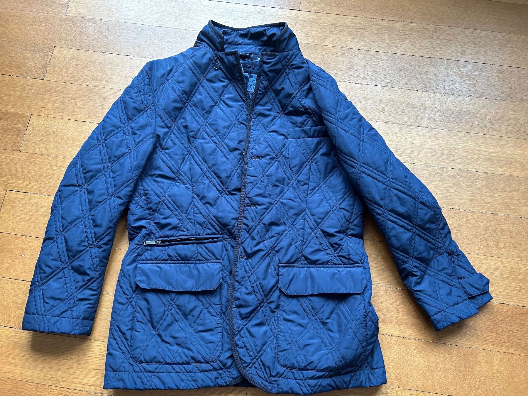 Etro Giacche: ETRO Steppjacke (blau, Grösse L) – Nuovo (secondo la descrizione) da Basel venduto da SAF