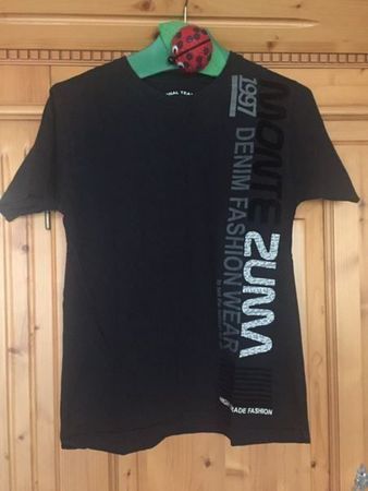 Herren T-Shirt Schwarz - Grösse XS