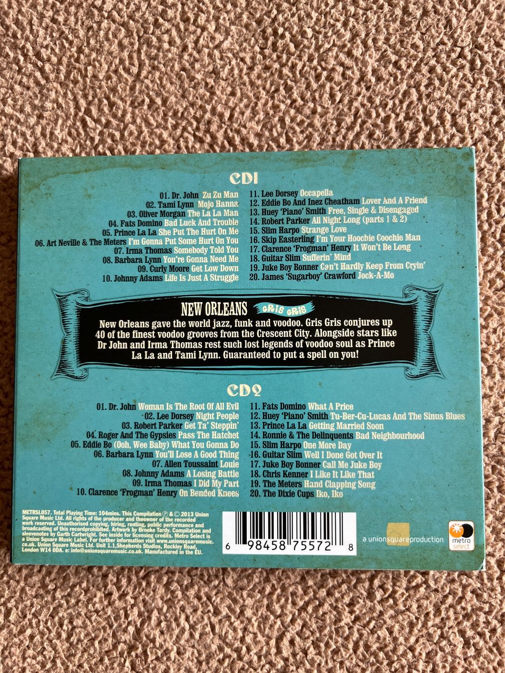 CD: NEW ORLEANS GRIS GRIS - VOODOO GROOVES - 2 CDs – Usato da Lausanne venduto da sbar224 1