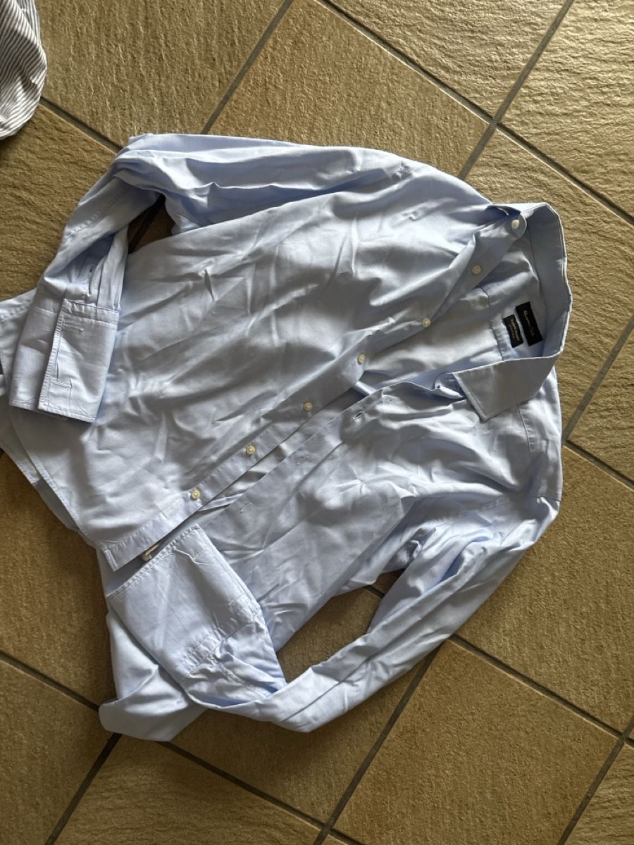 Massimo Dutti Camicie: Hemd Massimo Dutti hellblau Grösse 43 Tessuto Italiano – Usato da Schlieren venduto da nowaya
