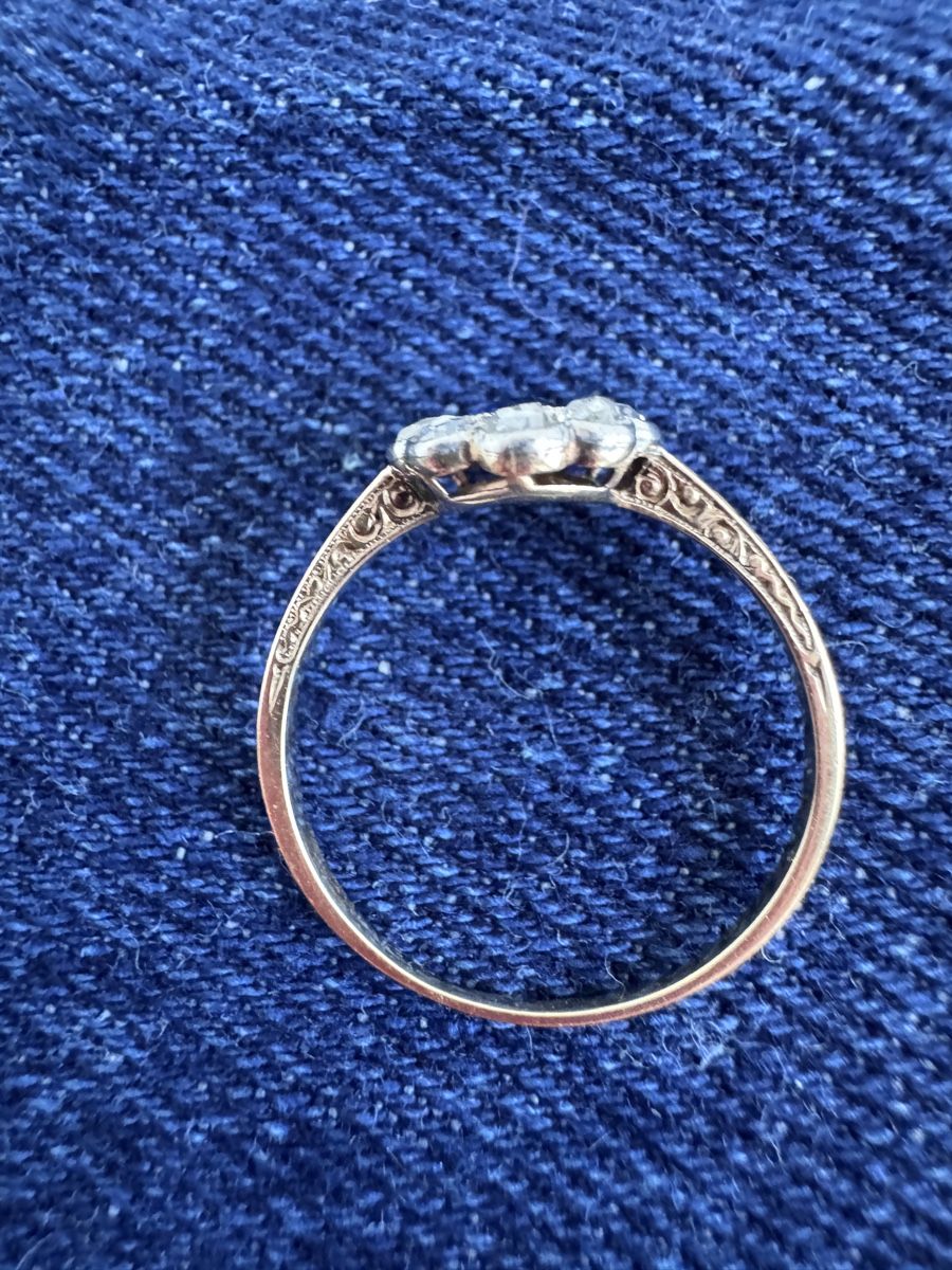 Ringe: Antiker Saphir - Diamant - Ring – Gebraucht aus Wiesendangen von Biker39 2