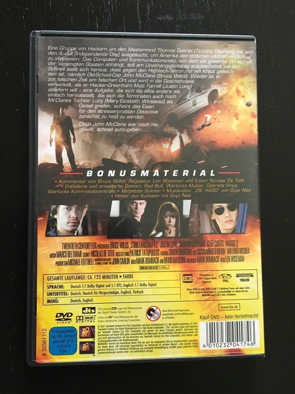 Tutti i DVDs: DVD Stirb langsam 4.0 – Usato da Regensdorf venduto da scheissspiel 1