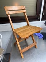kleiner Klappstuhl Holzstuhl Gartenstuhl Klappsessel