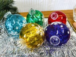 Vintage Christbaumkugeln I Made in Austria