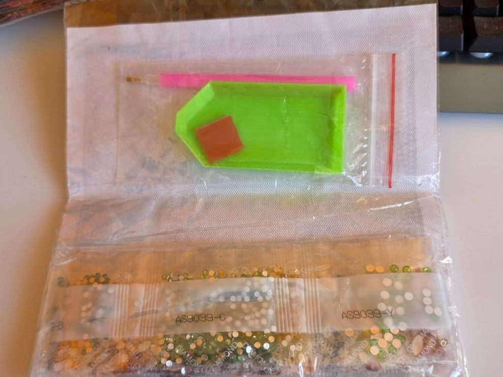 Kit bricolage: DIAMOND PAINTING SCHETTERLING BLUMEN – Nuovo e nell'imballaggio originale da Dintikon venduto da bonita099 1