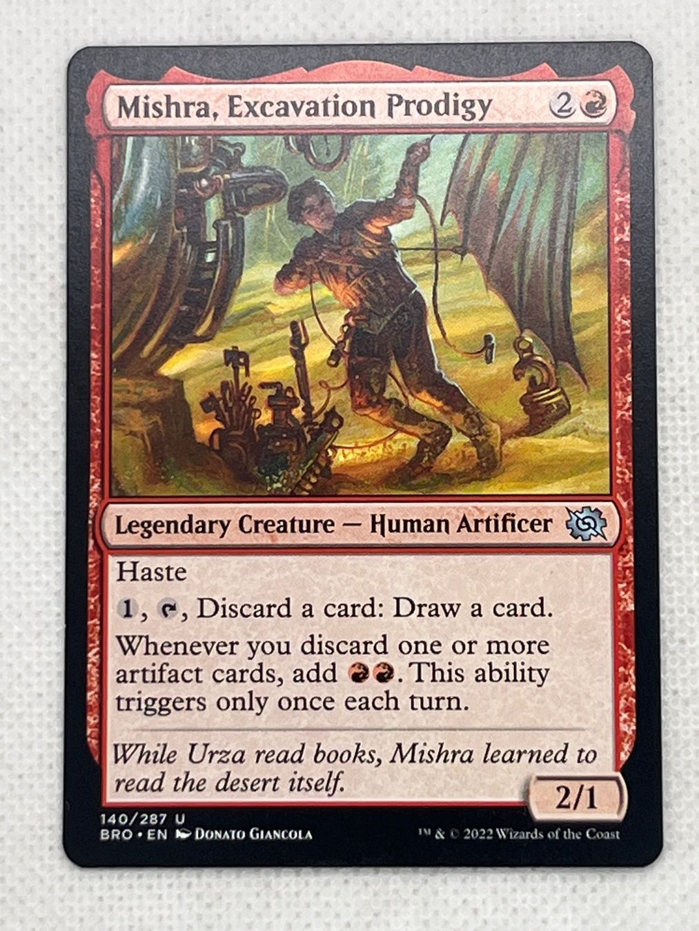 Magic The Gathering Carte collezionabili: Mishra, Excavation Prodigy - Magic: The Gathering – Usato da Hinterkappelen venduto da Kim1992