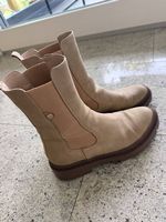 Esprit Plateau Stieflette beige braun Gr. 42