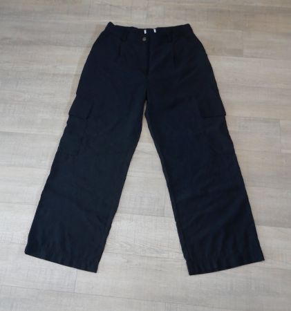 Cargohose schwarz, Gr. M, leichter Stoff