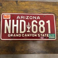 🇺🇸 U.S. Autoschild - Arizona NHD 681 - ORIGINAL