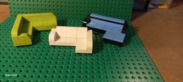 Lot de 3 canapés Lego