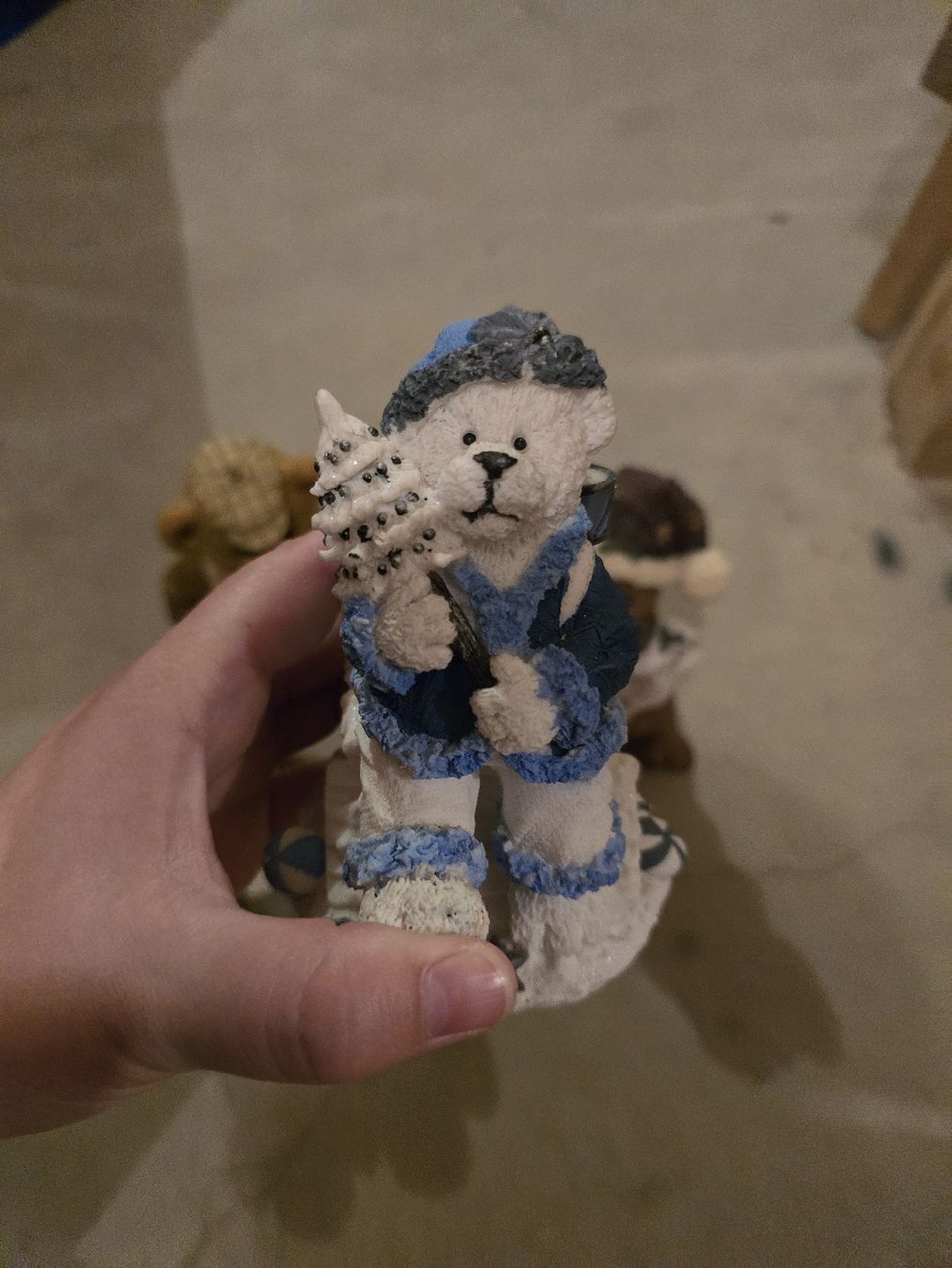 Tutte le decorazioni: 4 Teddy Bären Figuren Weihnachtsdeko  – Usato da Wald zh venduto da LilysZauberwelt 3
