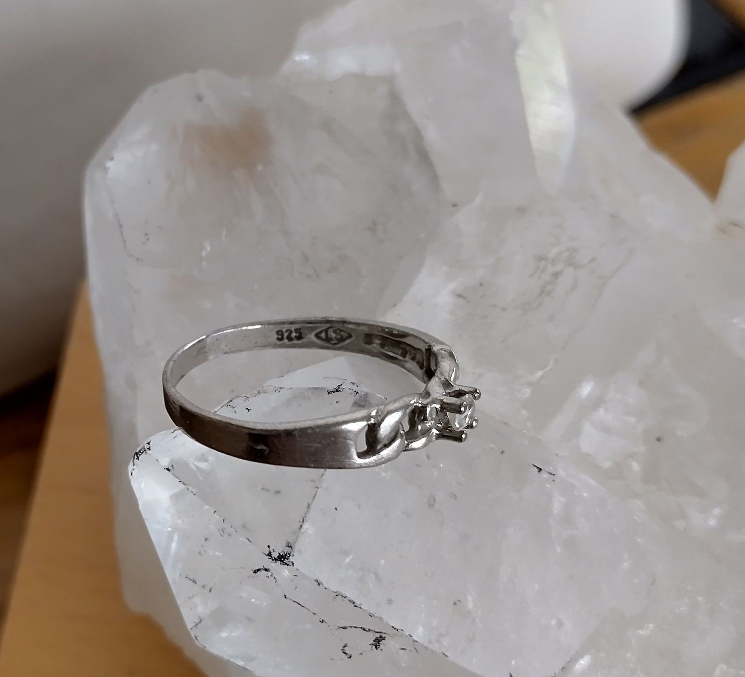 Ringe: RING SILBER  925 MIT KLEINEM ZIRKONIA – Gebraucht aus Romanshorn von Glitzer-Paradies 5
