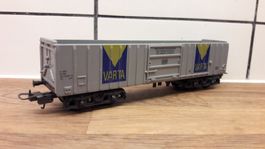 Lima HO DC : DB wagon tombereau à 4 essieux  "Varta"