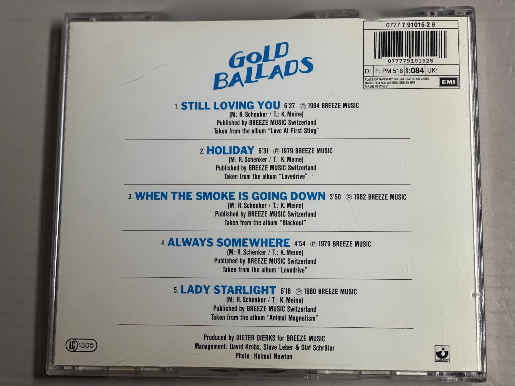 CD: Scorpions – Usato da Muri b. Bern venduto da AdidasCollector 1