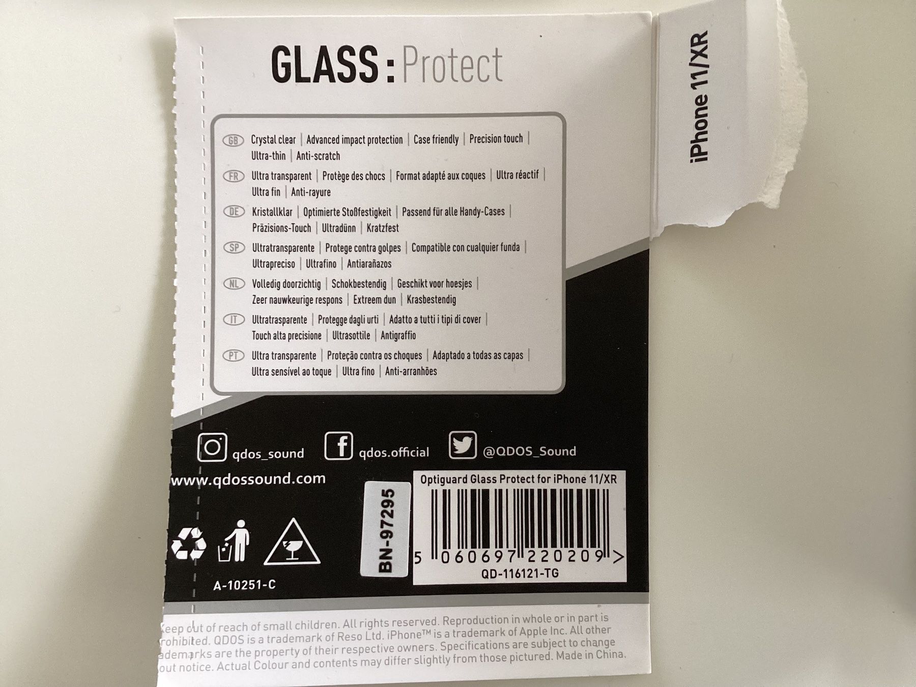 Ritocchi & pellicole di protezione: Glass Protector für IPhone 11/XR – Nuovo (secondo la descrizione) da Wagen venduto da papai1 3