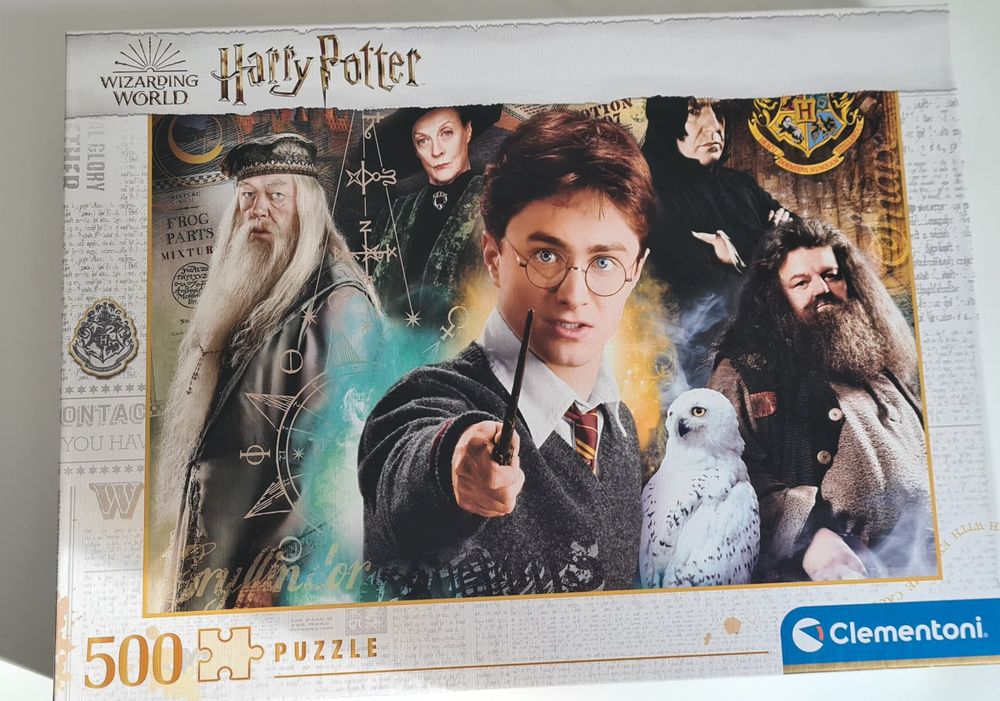 Harry Potter Puzzle Hufflepuff – 500 Teile, Offiziell Lizenziert, Maße 35 X 48 Cm
