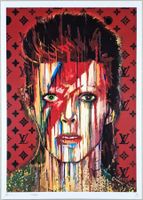 Death NYC Ltd Ed Pop Art Druck " Vuitton David Bowie