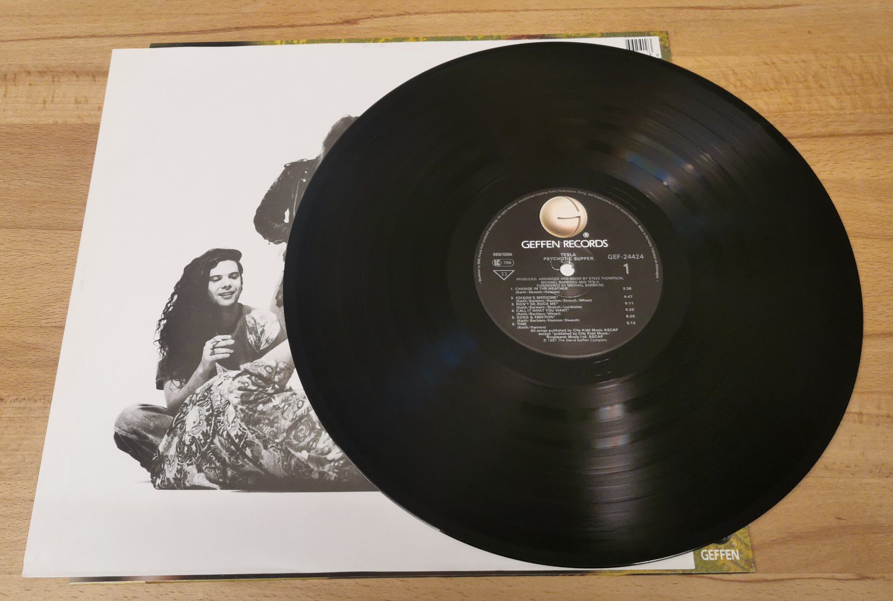 Dischi in vinile: TESLA: Psychotic supper LP USA Hard Rock – Usato da Münchwilen TG venduto da Swb 2
