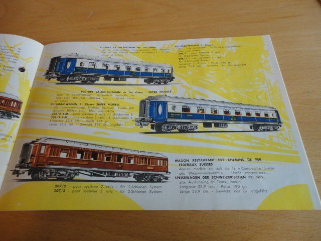 Modellini di ferrovie: Pocher Katalog 1958 – Usato da Wittenwil venduto da trixmartin 7