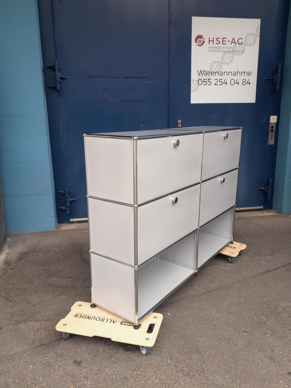 USM Étagères: USM Haller Sideboard - Kommode - Grau - ab 1.-- – D'occasion à Männedorf par Bel-view 3