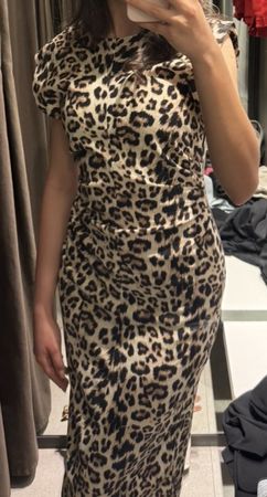 Sommerkleid Leo-Print Gr. M neuwertig