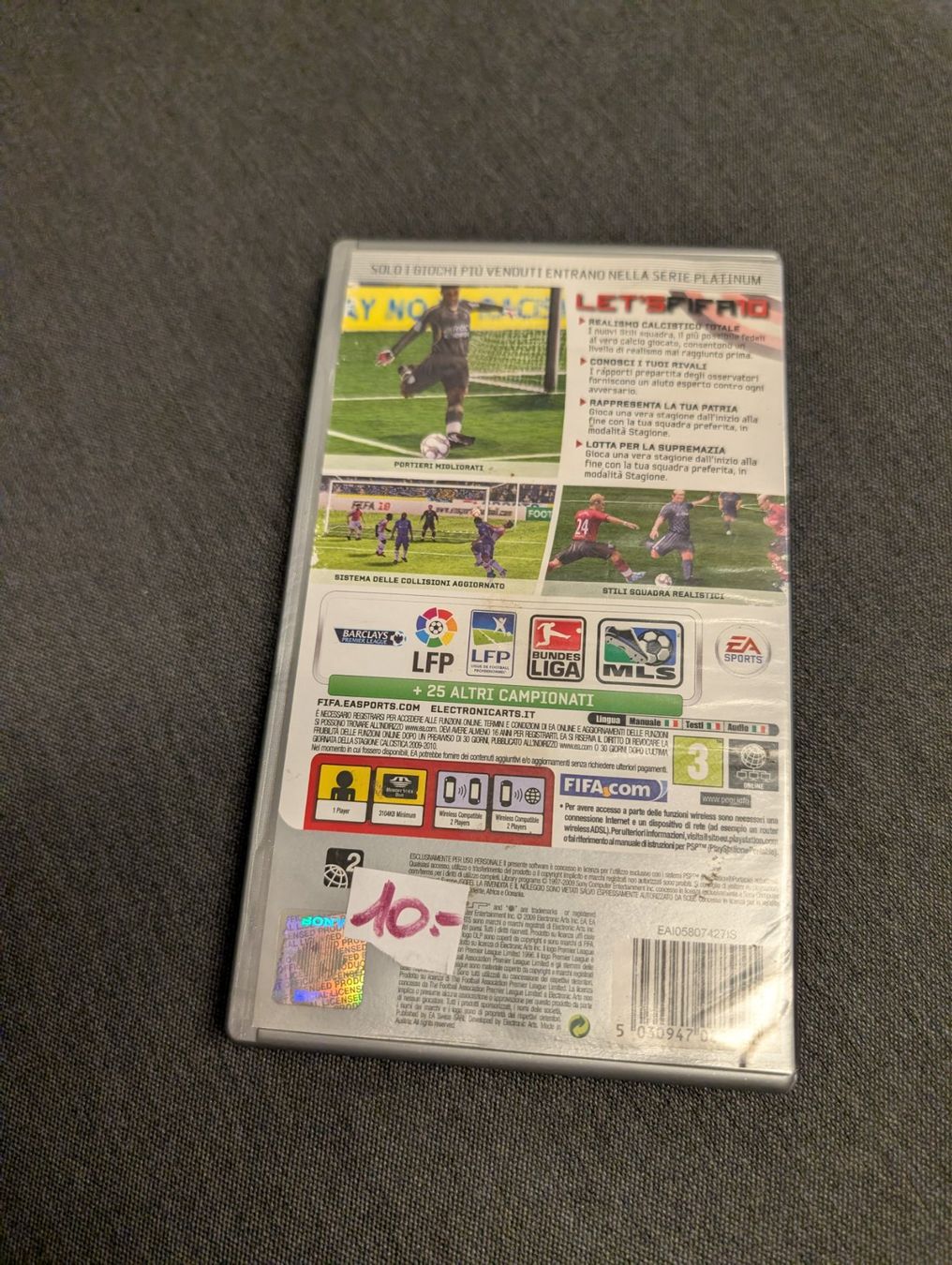 Spiele: Fifa 10 Sony psp – Gebraucht aus Giubiasco von Tici__nerd_Giubiasco 1
