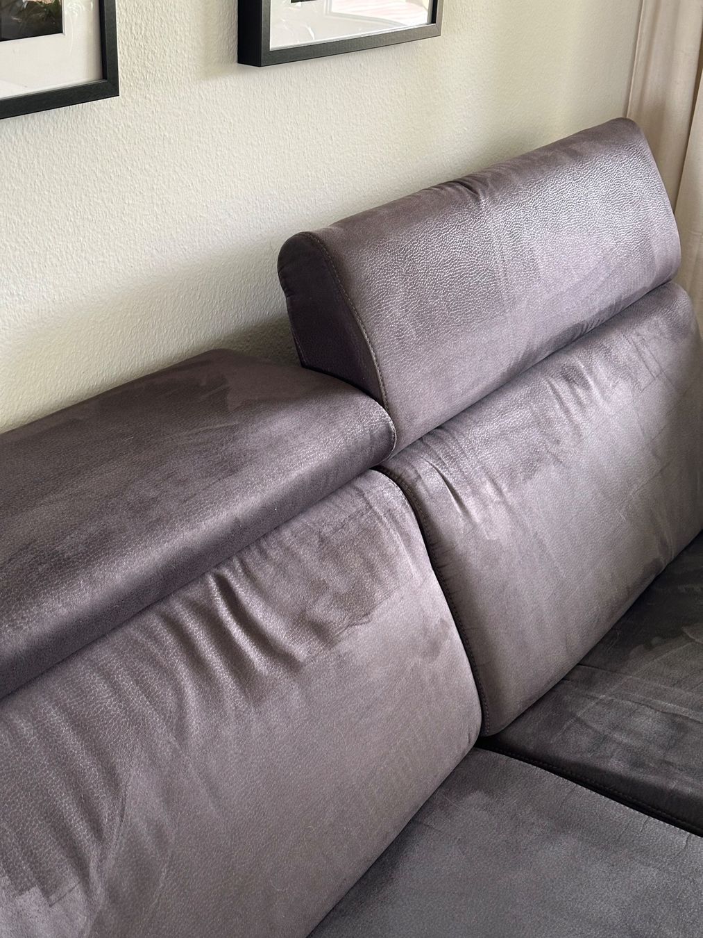 Divani: Grosses Diga-Ecksofa mit Longchair, Anthrazit, sehr gepflegt – Usato da Zumikon venduto da str_79x6 5