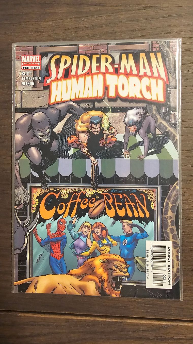 Fumetti: Comics Marvel Spider-man/Human Torch - Issues #1-5 2005 ENG – Nuovo (secondo la descrizione) da Meyrin venduto da bigjoejr69 2