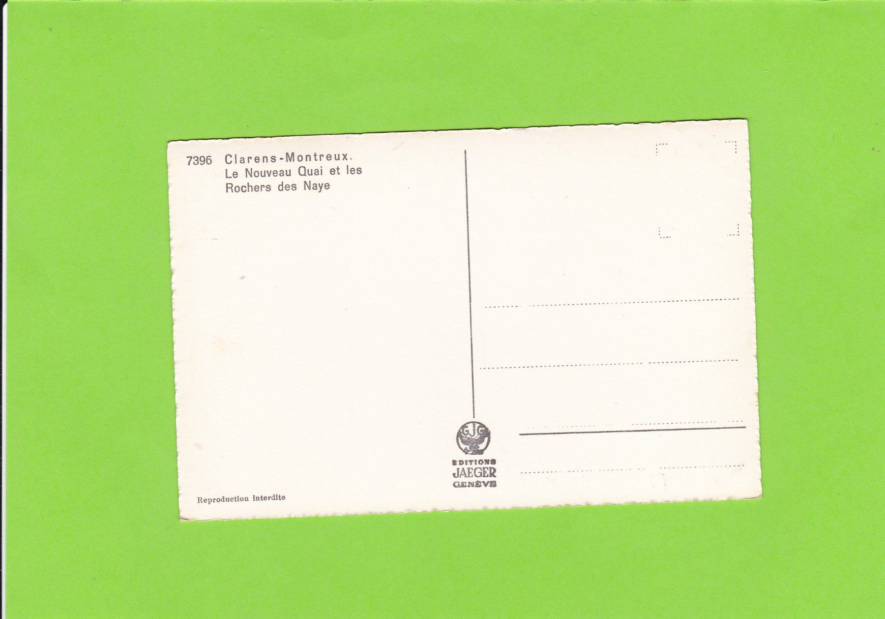 Cartoline postali: Clarens-Montreux-Oldtimer – Usato da St. Peterzell venduto da neckertal 1