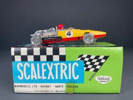 Scalextric C36 Honda F1 Race Tuned Yellow #4