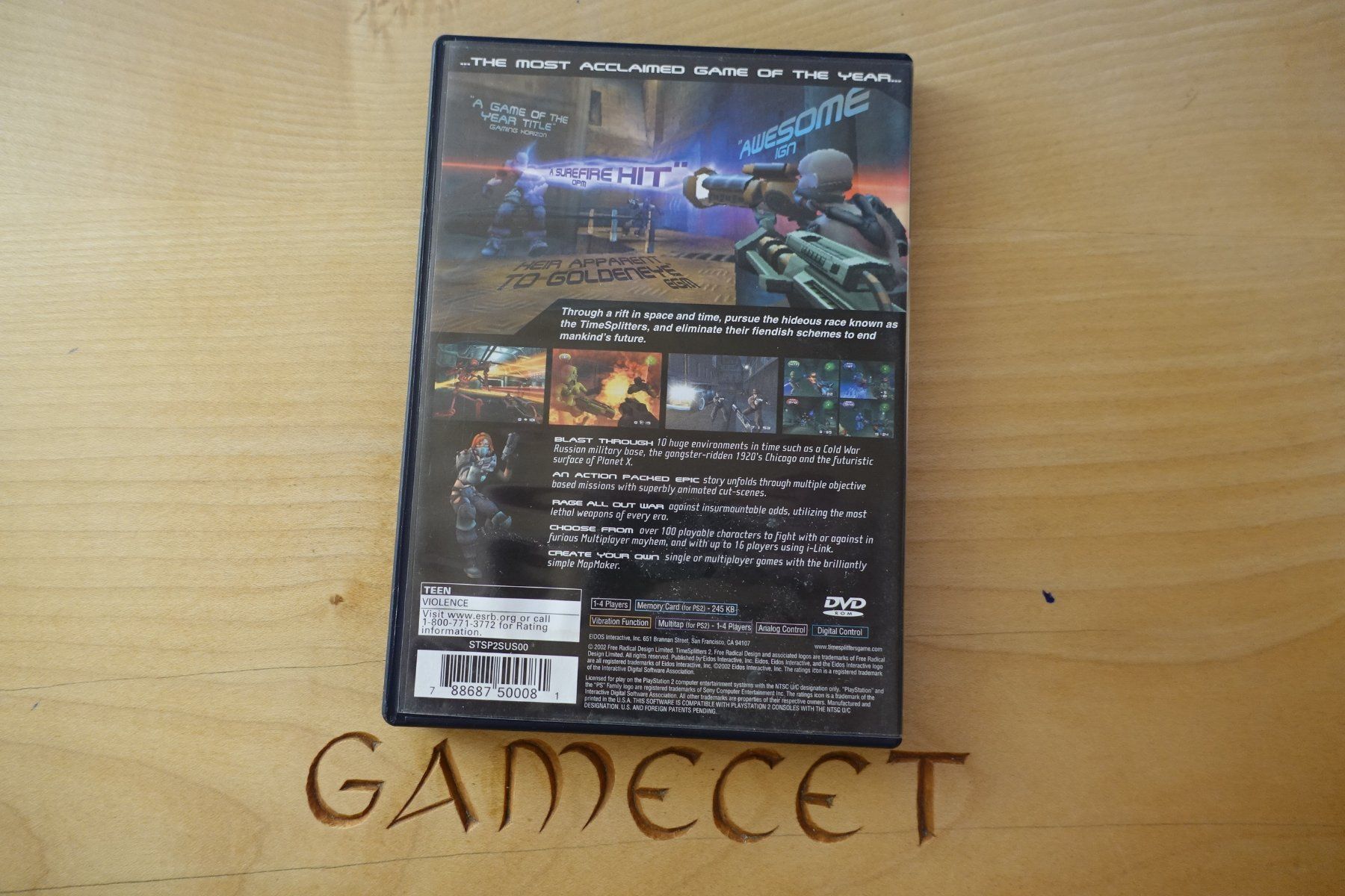 Sony Jeux: TimeSplitters 2 - Amerika – D'occasion à Steinach par Gamecet 2